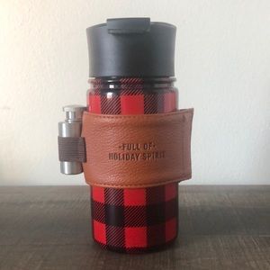 Caribou Coffee Hot Beverage Container w/ tiny flask 12 oz -Brand New